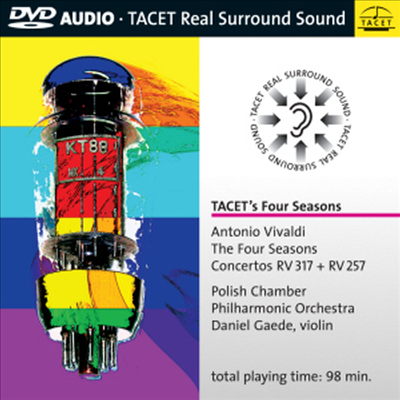 진공관 - 비발디 : 바이올린 협주곡 '사계' & 협주곡 RV317, RV257 (Vivaldi : The Four Seasons) (DVD-Audio) - Daniel Gaede