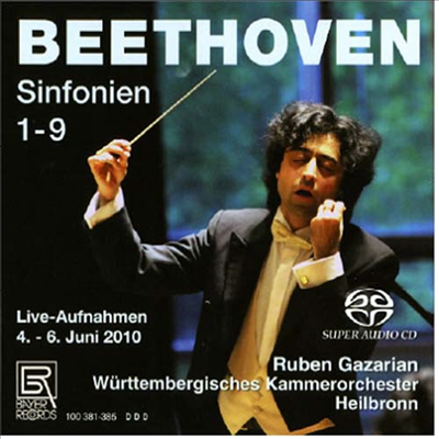 베토벤 : 교향곡 전곡 (Beethoven : 9 Sinfonien) (5 for 3 SACD Hybrid) - Ruben Gazarian