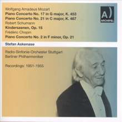 아스케나세가 연주하는 모차르트, 슈만, 쇼팽 (Stefan Askenase plays Mozart, Schumann &amp; Chopin)(2CD) - Stefan Askenase