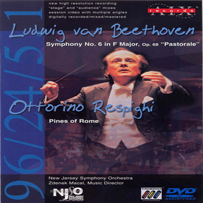 베토벤 : 교향곡 6번 (Beethoven: Symphony No.6 & Respighi : The Pines of Rome) (DVD-Audio) - Zdenek Macal