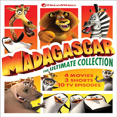 Madagascar: The Ultimate Collection (마다가스카: 얼티밋 컬렉션)(지역코드1)(한글무자막)(5DVD)