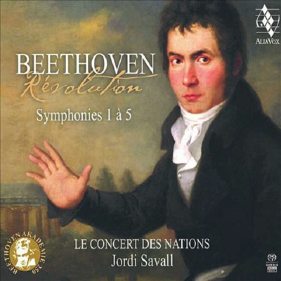 베토벤: 교향곡 1 - 5번 (Beethoven: Symphonies Nos.1 - 5) (3SACD Hybrid) - Jordi Savall