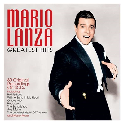 마리오 란자 - 백만인의 테너 (Mario Lanza - Greatest Hits: 60 Original Recordings) (Digipack)(3CD) - Mario Lanza