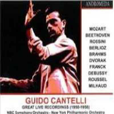 귀도 칸텔리의 불멸의 지휘 녹음 (Guido Cantelli - Great Live Recordings 1950-1956) (5CD) - Guido Cantelli