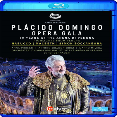 베로나 데뷔 50주년 플라시도 도밍고의 오페라 갈라 (Placido Domingo - Opera Gala '50 Years at the Arena di Verona') (한글자막)(Blu-ray) (2020) - Placido Domingo