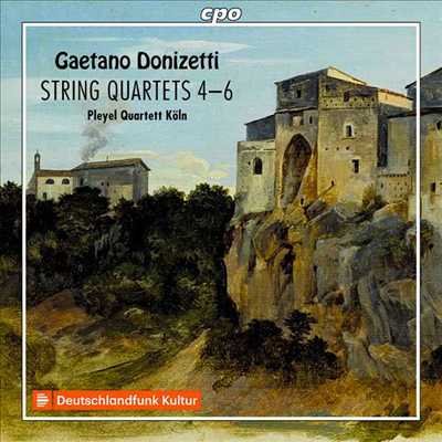 도니체티: 현악 사중주 4, 5 &amp; 6번 (Donizetti: String Quartets Nos.4, 5 &amp; 6)(CD) - Pleyel Quartett Koln