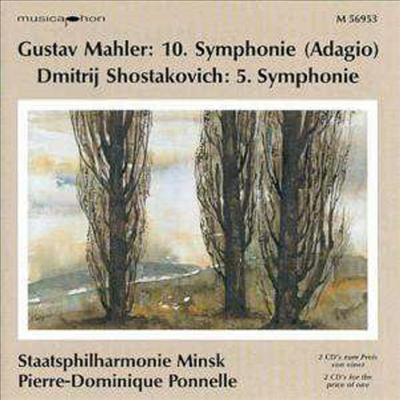 쇼스타코비치: 교향곡 5번, 말러: 교향곡 10번 '아다지오' (Shostakovich: Symphony No.5 & Mahler: Adagio from Symphoniy No.10) (2CD) - Pierre-Dominique Ponnelle