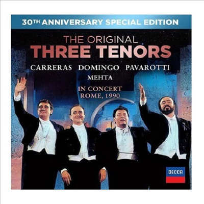 쓰리 테너 콘서트 30주년 기념 (Three Tenors in Concert Rome 1990: 30th Anniversary Version) (CD+DVD) - Placido Domingo