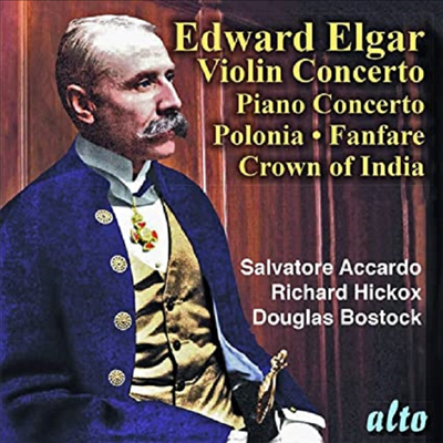 엘가: 바이올린 협주곡, 피아노 협주곡 (Elgar: Violin Concerto. Piano Concerto) (CD) - Salvatore Accardo