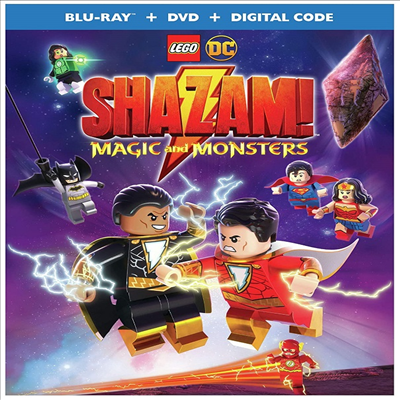 LEGO DC Shazam: Magic and Monsters (레고 DC 샤잠!: 매직 앤 몬스터즈) (2020)(한글무자막)(Blu-ray + DVD + Digital Code)