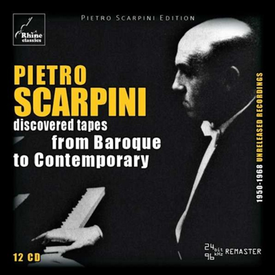 다시 발견한 테이프 - 바로크에서 현대 음악까지 (Pietro Scarpini: Discovered Tapes - From Baroque To Contemporary) (12CD Boxset) - Pietro Scarpini