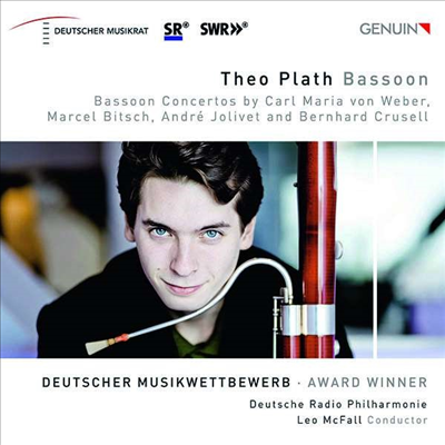 베버, 크루셀, 졸리베: 바순 협주곡 (Weber, Crusell & Jolivet: Bassoon Concerto)(CD) - Theo Plath