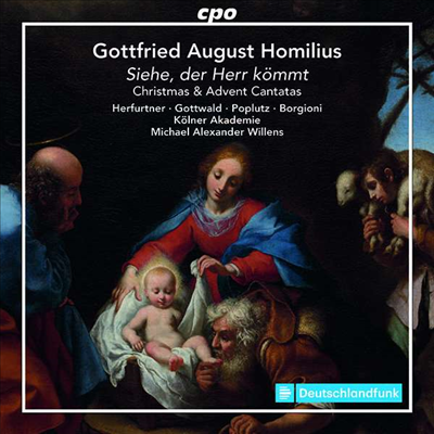 호밀리우스: 크리스마스와 강림절 칸타타 (Homilius: Christmas & Advent Cantatas)(CD) - Michael Alexander Willens
