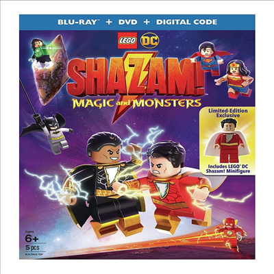 LEGO DC Shazam!: Magic And Monsters (레고 DC 샤잠!: 매직 앤 몬스터즈) (2020)(한글무자막)(Blu-ray + DVD + Digital Code)