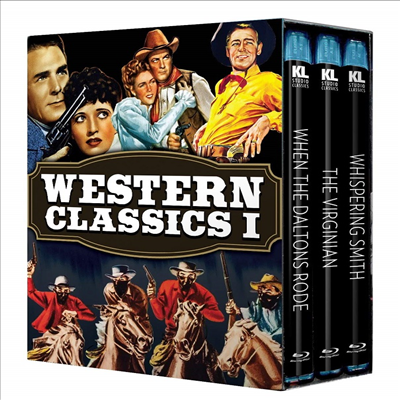 Western Classics I (When The Daltons Rode / The Virginian / Whispering Smith) (웨스턴 클래식스)(한글무자막)(Blu-ray)