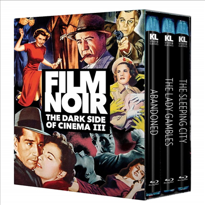 Film Noir: The Dark Side Of Cinema III (Abandoned / The Lady Gambles / The Sleeping City) (필름 누와르: 더 다크 사이드 오브 시네마 3)(한글무자막)(Blu-ray)