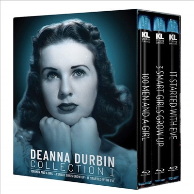 Deanna Durbin Collection I (100 Men And A Girl / Three Smart Girls Grow Up / It Started With Eve) (디나 더빈 컬렉션 1)(한글무자막)(Blu-ray)