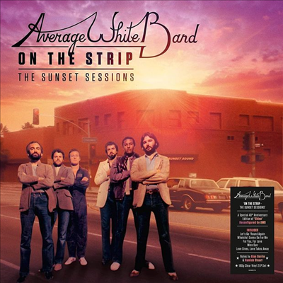 Average White Band (AWB) - On The Strip - The Sunset Sessions (Gatefold)(180G)(Clear 2LP)