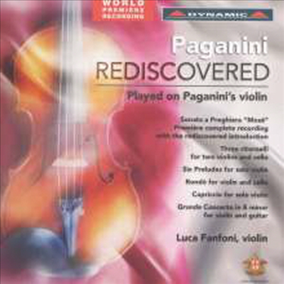 파기니니: 바이올린과 기타를 위한 대협주곡 (Paganini: Grande Concerto for Violin & Guitar - Rediscovered)(CD) - Luca Fanfoni