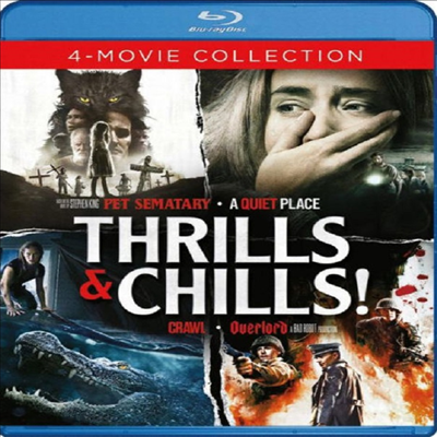 Thrills & Chills: 4-Movie Collection - A Quiet Place / Crawl (콰이어트 플레이스 / 크롤)(한글무자막)(Blu-ray)