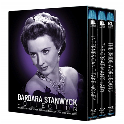 Barbara Stanwyck Collection: Internes Can&#39;t Take Money / The Great Man&#39;s Lady / The Bride Wore Boots (뉴욕의 실력자)(한글무자막)(Blu-ray)