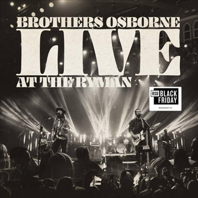 Brothers Osborne - Live At The Ryman (Ltd. Ed)(2LP)