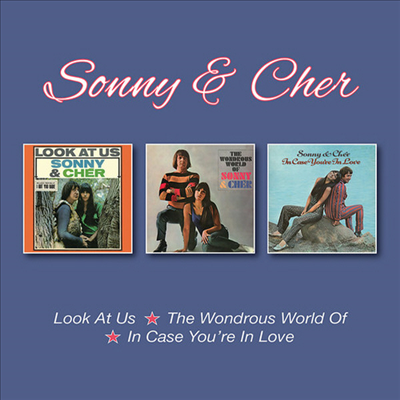 Sonny &amp; Cher - Look At Us/Wondrous World Of/In Case You&#39;re In (Remastered)(3 On 2CD)(Digipack)