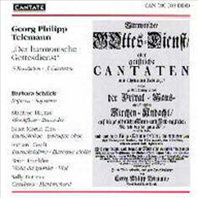 텔레만 : 칸타타 8, 23, 51, 62, 68번 (Telemann : Cantatas)(CD) - Barbara Schlick