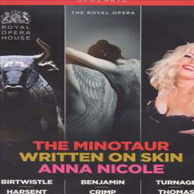 터니지: 안나 니콜, G. 벤자민: 리튼 온 스킨, 버트위슬: 미노타우르 (Contemporary British Operas - Turnage: Anna Nicole, G. Benjamin: Written on Skin, Birtwistle: The Minotaur) (한글무자막)(4DVD Boxset)(