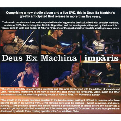 Deus Ex Machina - Imparis (CD+DVD)