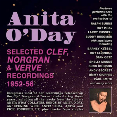 Anita O&#39;day - Selected Clef, Norgran &amp; Verve Recordings 1952-56 (2CD)