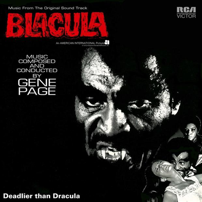 Gene Page - Blacula (브라큐라)(O.S.T.)(180G)(Silver + Black Marbled LP)