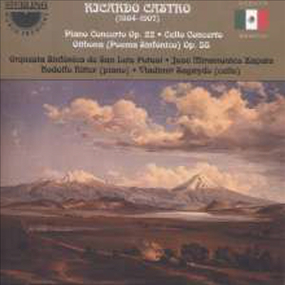 리카르도 카스트로: 피아노 협주곡, 첼로 협주곡 (Ricardo Castro: Piano Concerto, Cello Concerto)(CD) - Rodolfo Ritter