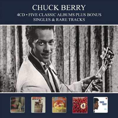 Chuck Berry - Five Classic Albums Plus Bonus Singles &amp; Rare Tracks (Remastered)(Digipack)(4CD)