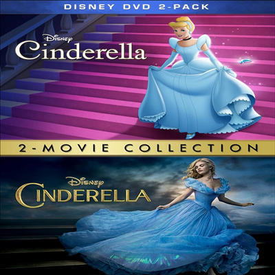 Cinderella (1950) / Cinderella (2015) (신데렐라: 2 무비 컬렉션)(지역코드1)(한글무자막)(DVD)