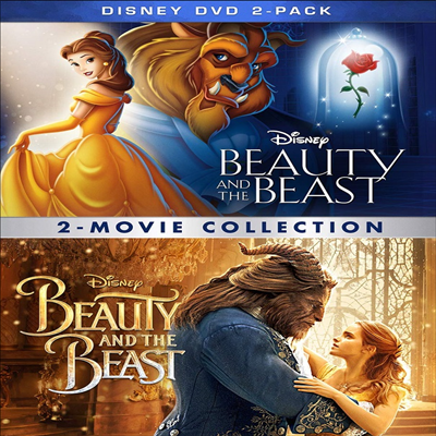 Beauty And The Beast (1991) / Beauty And The Beast (2017) (미녀와 야수: 2 무비 컬렉션)(지역코드1)(한글무자막)(DVD)