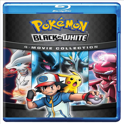 Pokemon Black & White: 4-Movie Collection (포켓몬스터 블랙 앤 화이트: 4-무비 컬렉션)(한글무자막)(Blu-ray)