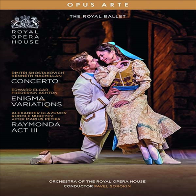 로얄 발레 - 쇼스타코비치, 엘가, 글라주노프 (Royal Ballet - Concerto, Enigma Variations, Raymonda (3 Act)(DVD) - Royal Ballet