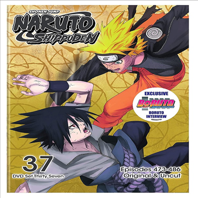 Naruto Shippuden Uncut DVD Set 37 (나루토 질풍전: 언컷 DVD 세트 37) (지역코드1)(한글무자막)(DVD)