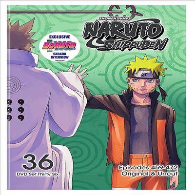 Naruto Shippuden Uncut DVD Set 36 (나루토 질풍전: 언컷 DVD 세트 36) (지역코드1)(한글무자막)(DVD)