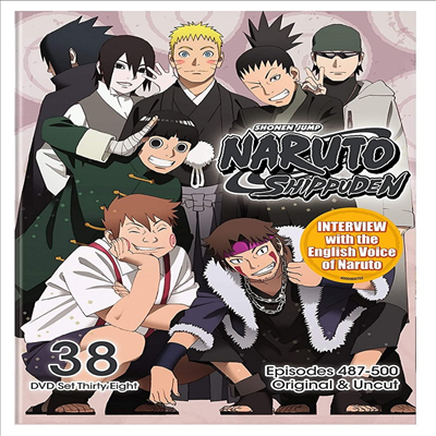 Naruto Shippuden Uncut DVD Set 38 (나루토 질풍전: 언컷 DVD 세트 38) (지역코드1)(한글무자막)(DVD)