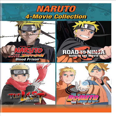Naruto: 4-Movie Collection (나루토: 4-무비 컬렉션)(지역코드1)(한글무자막)(DVD)