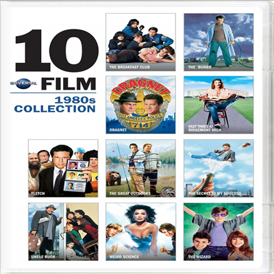 Universal 10-Film 1980s Collection (유니버설 10 필름 1980년대 컬렉션)(지역코드1)(한글무자막)(DVD)