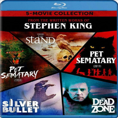 Stephen King: 5-Movie Collection (스티븐 킹: 5 무비 컬렉션)(한글무자막)(Blu-ray)