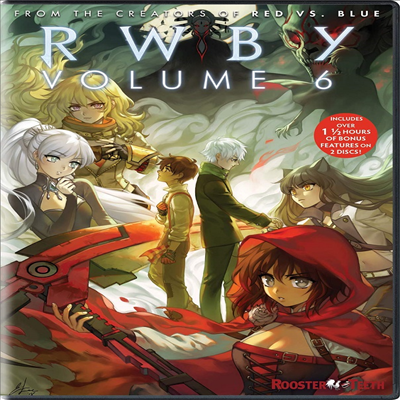 RWBY: Volume 6 (루비: 볼륨 6)(지역코드1)(한글무자막)(DVD)