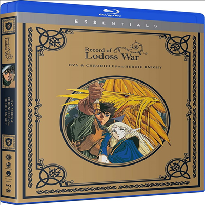 Record Of Lodoss War: OVA &amp; Chronicles Of The Heroic Knight (로도스도 전기) (1998)(한글무자막)(Blu-ray)