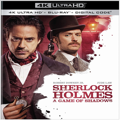Sherlock Holmes: A Game Of Shadows (셜록홈즈 : 그림자 게임) (4K Ultra HD)(한글무자막)
