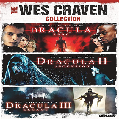 Dracula: 3-Movie Collection (The Wes Craven Collection) (드라큐라: 3 무비 컬렉션)(지역코드1)(한글무자막)(DVD)