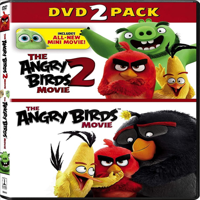 The Angry Birds Movie / The Angry Birds Movie 2 (앵그리버드 더 무비 / 앵그리 버드 2: 독수리 왕국의 침공)(지역코드1)(한글무자막)(DVD)