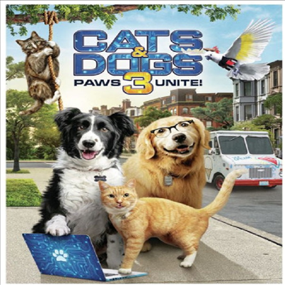 Cats & Dogs 3: Paws Unite! (캣츠 앤 독스 3)(지역코드1)(한글무자막)(DVD)